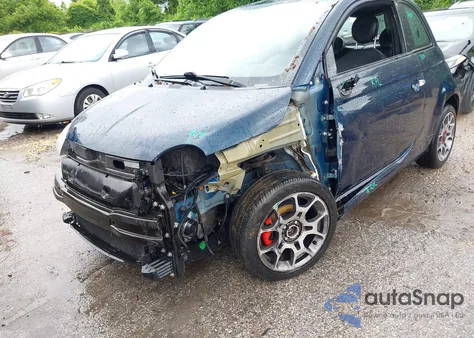 2015 Fiat 500 Sport z USA, uszkodzony, nr VIN 3C3CFFBR7FT707333